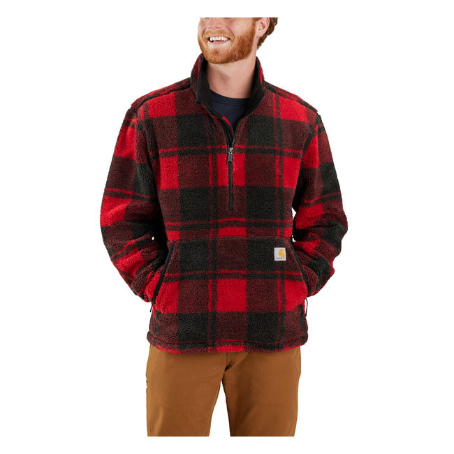 Carhartt Fleece Pullover Crabapple/Black - Carhartt product image 2