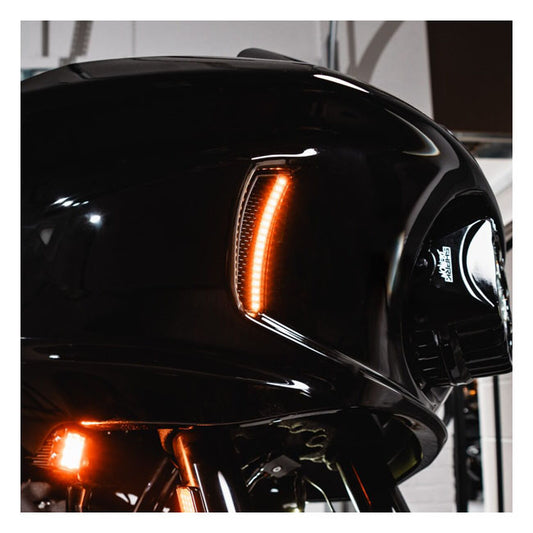 Custom Dynamics ST Fairing Vent Lights - Black