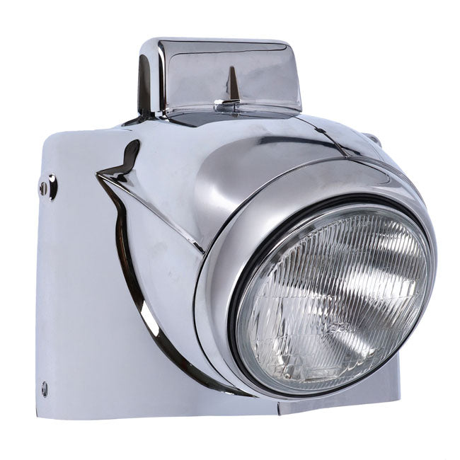 Headlamp Nacelle Kit FLT/Touring. Chrome