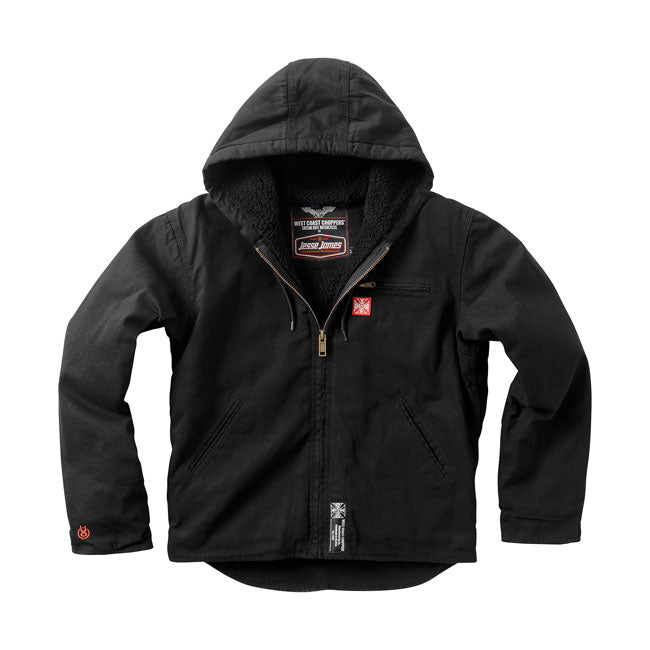 WCC Sherpa Lined Work Jacket Black