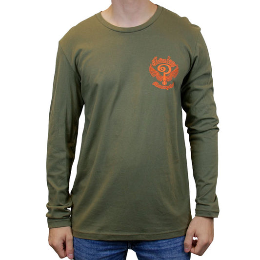 Indian Larry John's long sleeve army green