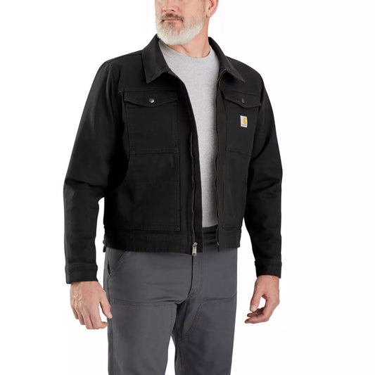Carhartt Duck Relaxed Fit Jacket Black - Carhartt product image 2