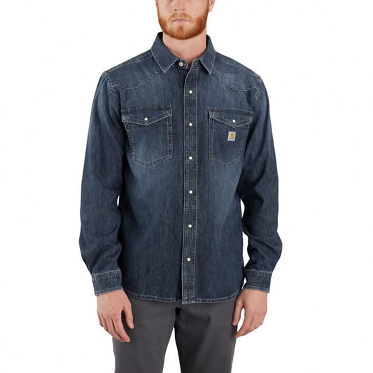 Carhartt Denim L/S Snap Front Shirt Wyatt - Carhartt product image 2