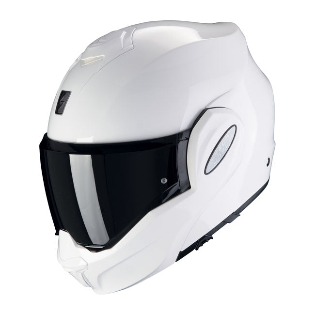 Scorpion EXO-Tech Evo Helmet White - motorcycle helmets at Pedro's Parts