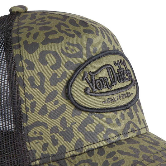Von Dutch Leopard Cap Khaki