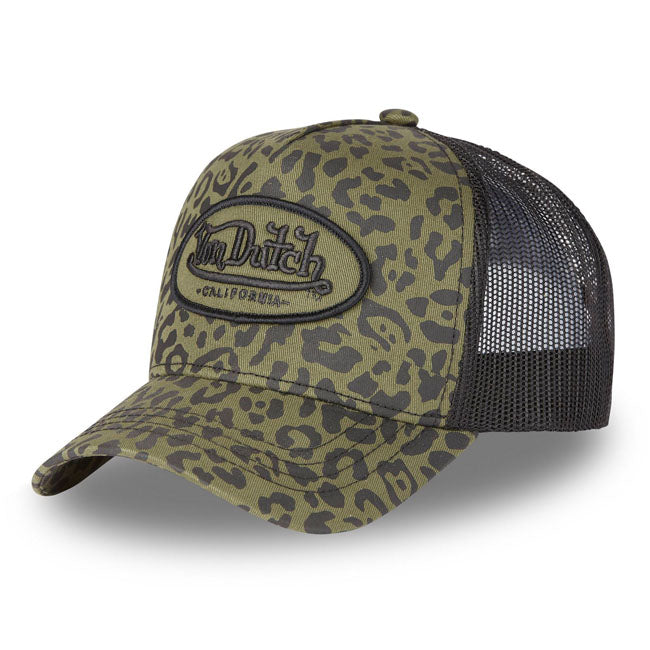 Von Dutch Leopard Cap Khaki
