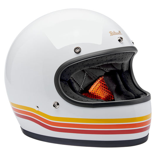 Biltwell Gringo Helmet Sunset Spectrum - Helmets Full Face at Pedro’s Parts