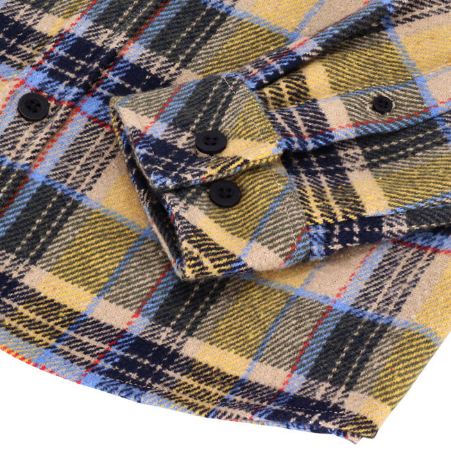 13 1/2 Steel flannel - yellow