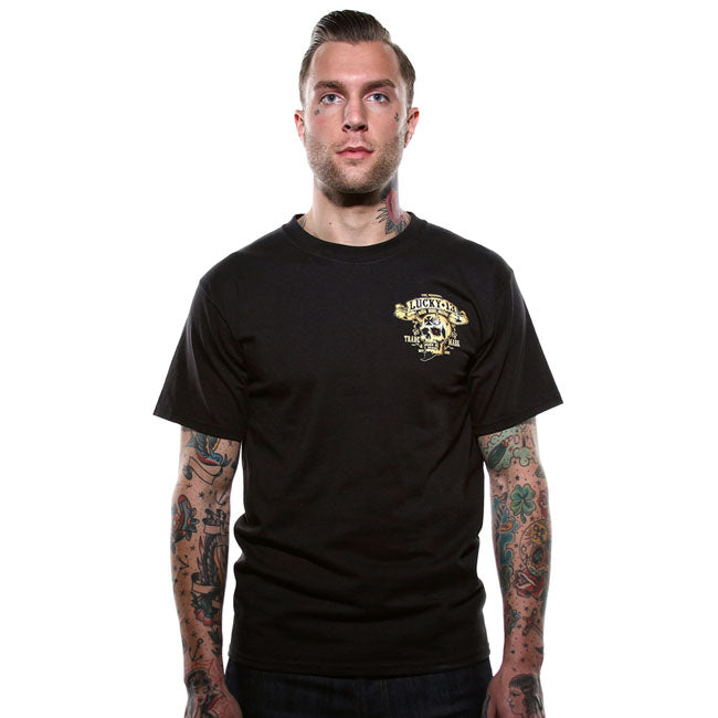 Lucky 13 Booze, Bikes & Broads t-shirt black