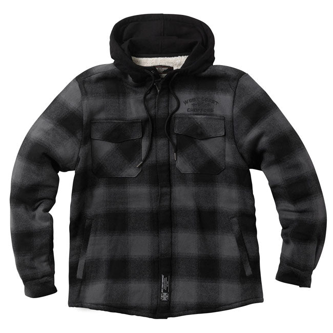 WCC Hell Bent Flannel Jacket Charcoal/black