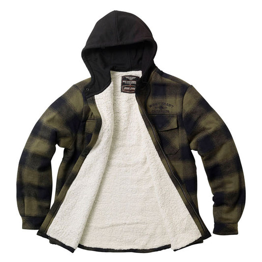 WCC Hell Bent Flannel Jacket Olive/black
