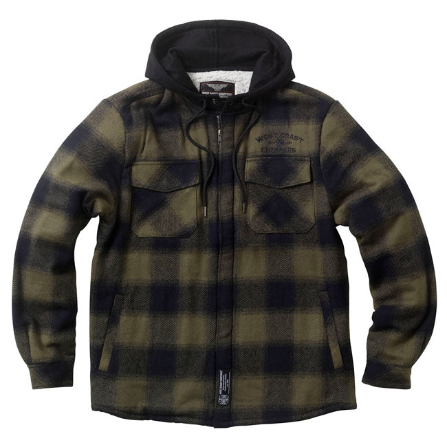 WCC Hell Bent Flannel Jacket Olive/black