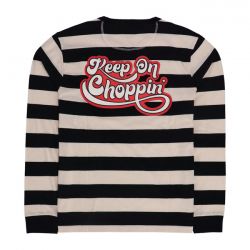 13 1/2 KOC long sleeve black/white