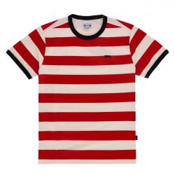 13 1/2 TSR t-shirt red/white