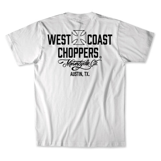 WCC Motorcycle T-Shirt White/black