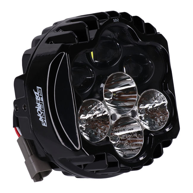 Custom Dynamics Shark Demon 2 Performance LED headlamp kit - Custom Dynamics headlamp kits at Pedro's Parts