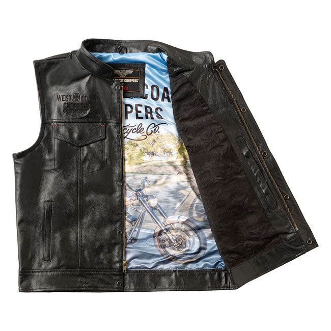 WCC x 13 1/2 Dominator leather riding vest