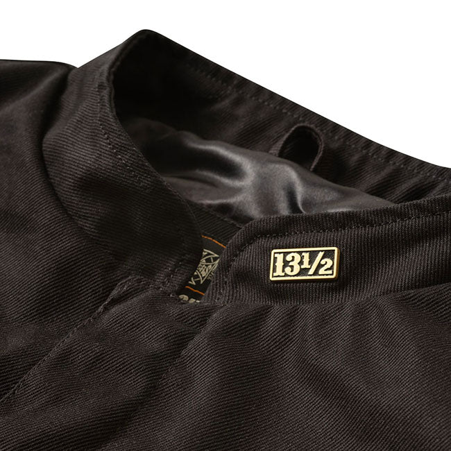 WCC x 13 1/2 Dominator black canvas riding vest