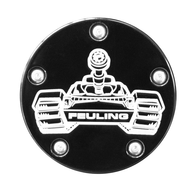 Feuling, Point Cover. Tank Logo. Black CC