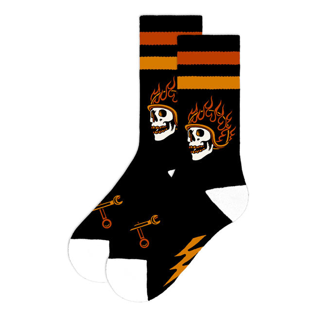 American Socks Piston Rebels Mid High Socks Black - product image