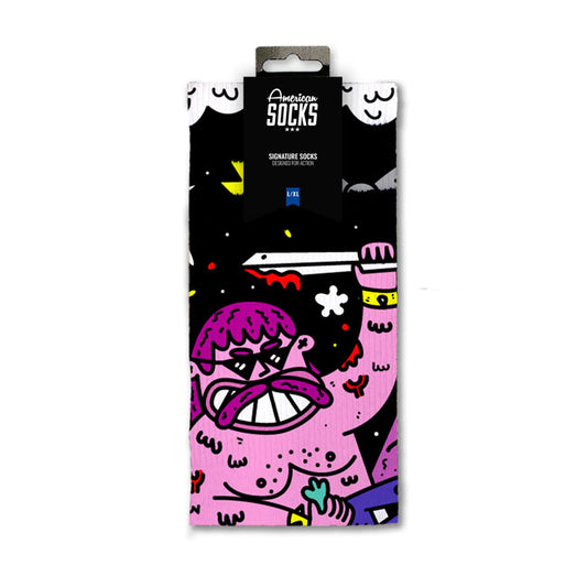 American Socks Barbarian Signature Socks Black - product image 2