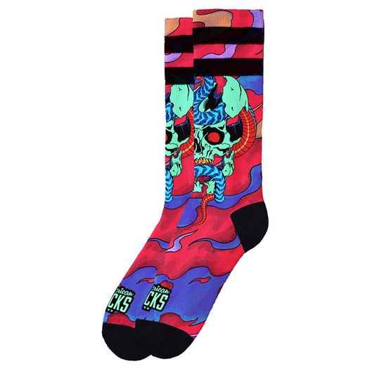American socks Signature Dead and Alive socks pink