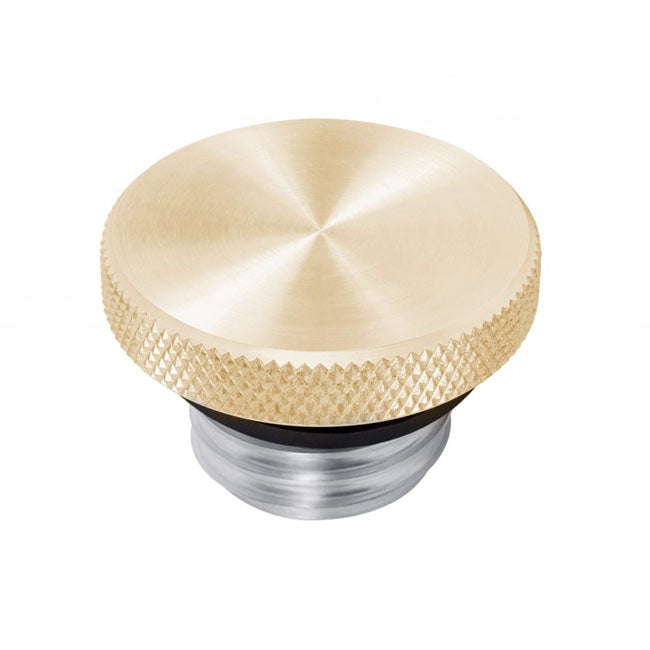 Motone, Vented Gas Cap. Brass Aluminium