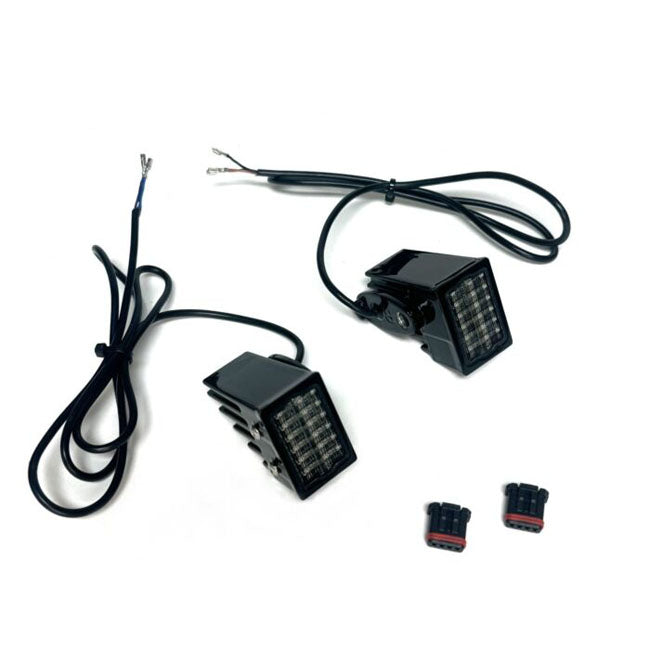 Custom Dynamics rear 3-1 fender strut LED turn signals - Custom Dynamics turn signals led at Pedro's Parts