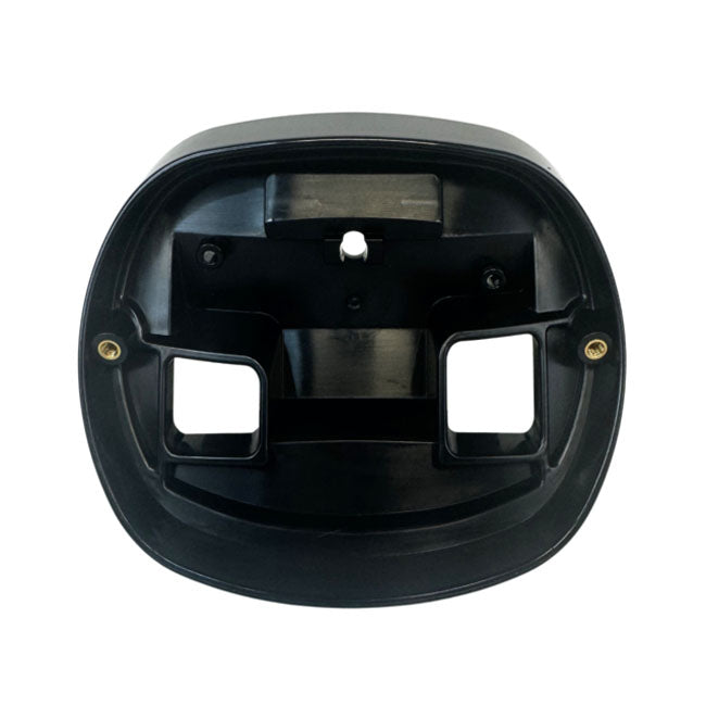Custom Dynamics Taillight Baseplate - Black - Custom Dynamics taillight/license plate brackets at Pedro's Parts