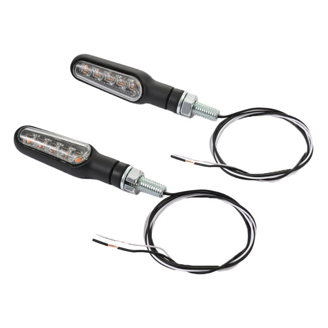 Daytona, 'D-Light Classic' Turn Signal Set. Black