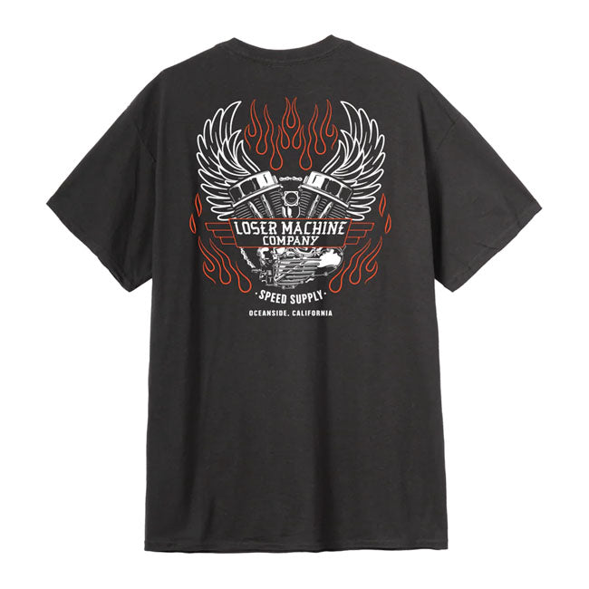 Loser Machine Fly Wheel T-Shirt Black - Loser Machine product image 2