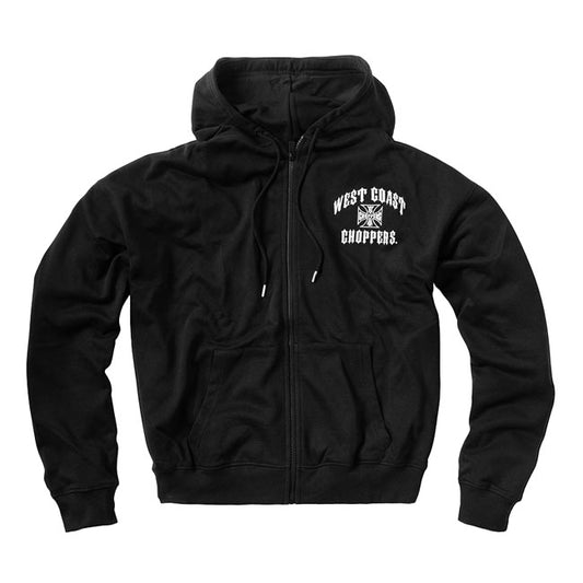WCC Iron Oversized Zip Hoodie Black