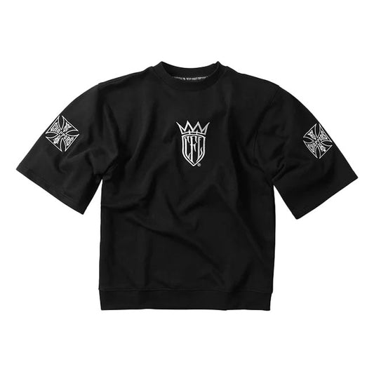 WCC CFL Chop Sleeve Sweater Black