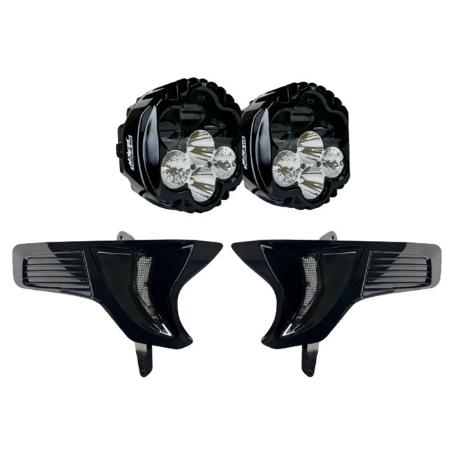 Custom Dynamics Shark Demon LED headlamp kit. White/white - Custom Dynamics lamp units at Pedro's Parts