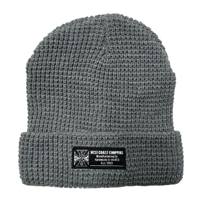 WCC Waffle Cuff Beanie Gray
