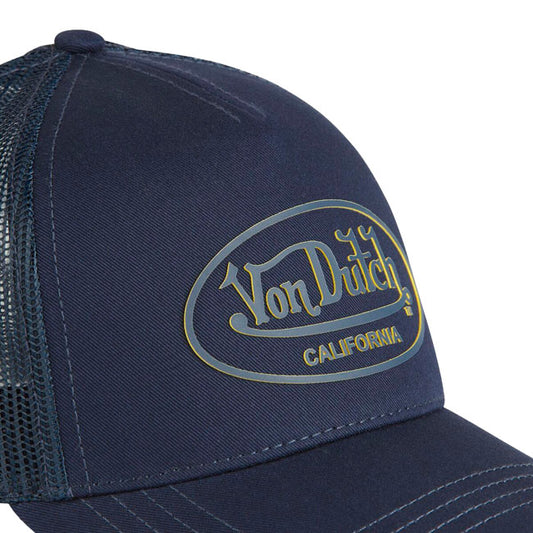 Von Dutch Logo Cap Navy
