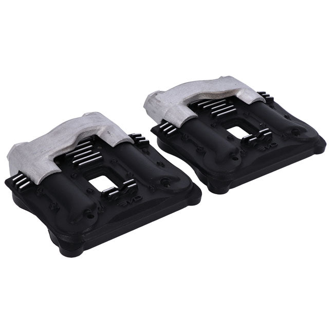 EMD, 'Knucklehead Style' Rocker Cover Set. Black Cut