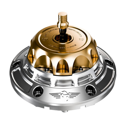 HeinzBikes, 'Performance' Vented Gas Cap Set. Silver/Bronze