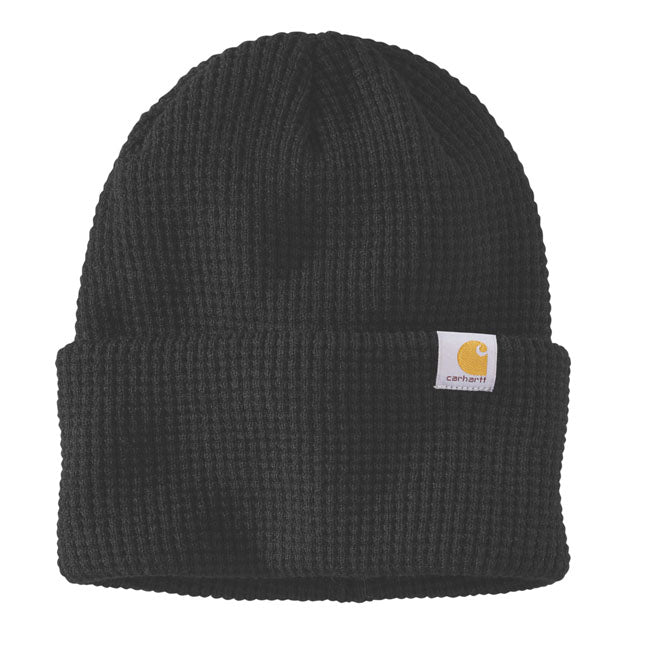 Carhartt Waffle Cuffed Beanie Black