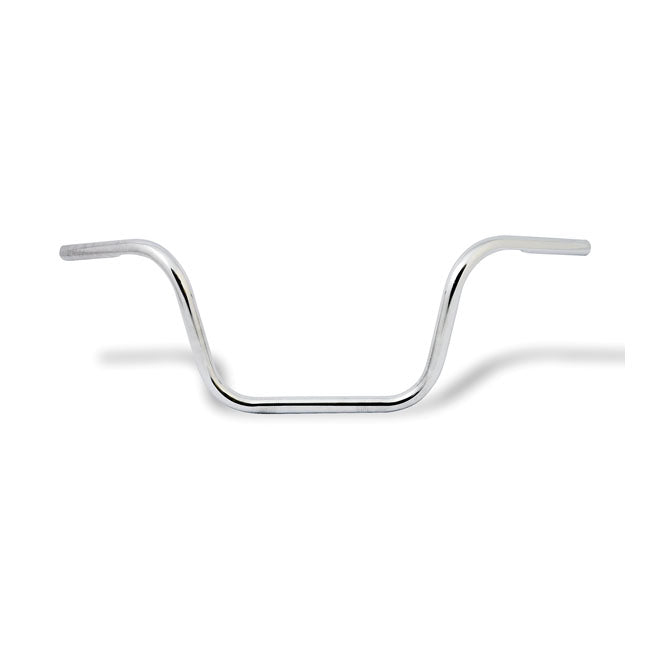 Apehanger Handlebar, 10" Rise, 1" Chrome