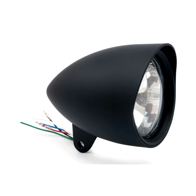 Smoothie 4-1/2" Headlamp with Round Visor. Black