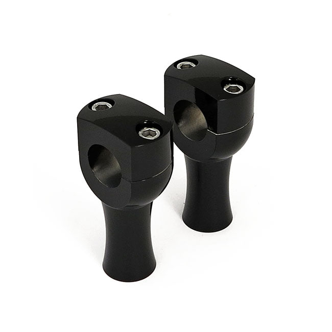 Dighton 3" Domed Risers. Black