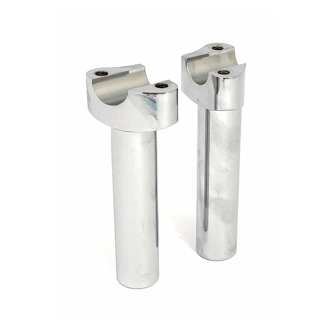Forged Aluminium Risers Straight, 5-1/2" Rise. Chrome