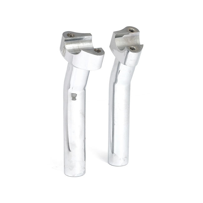 Forged Aluminium Risers Pullback, 7" Rise. Chrome