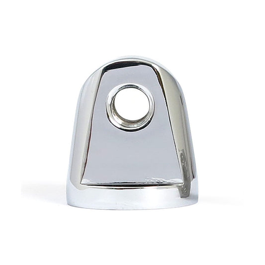 Straight Cone Headlamp Mount Block. Chrome