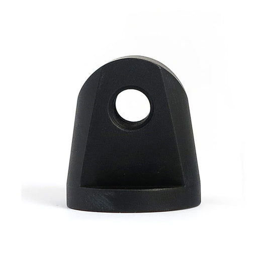 Straight Cone Headlamp Mount Block. Black