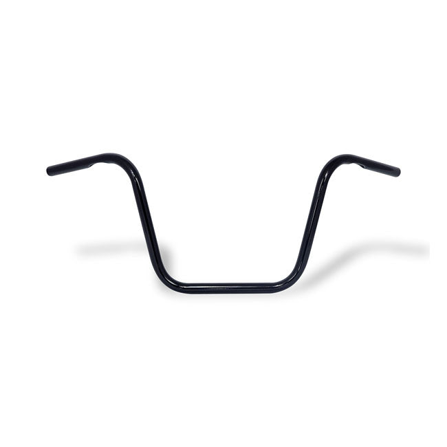 Apehanger Handlebar, 12" Rise, 1" Black