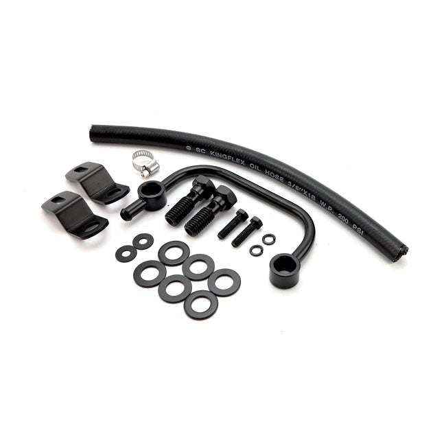 Air Cleaner Breather Kit. Black