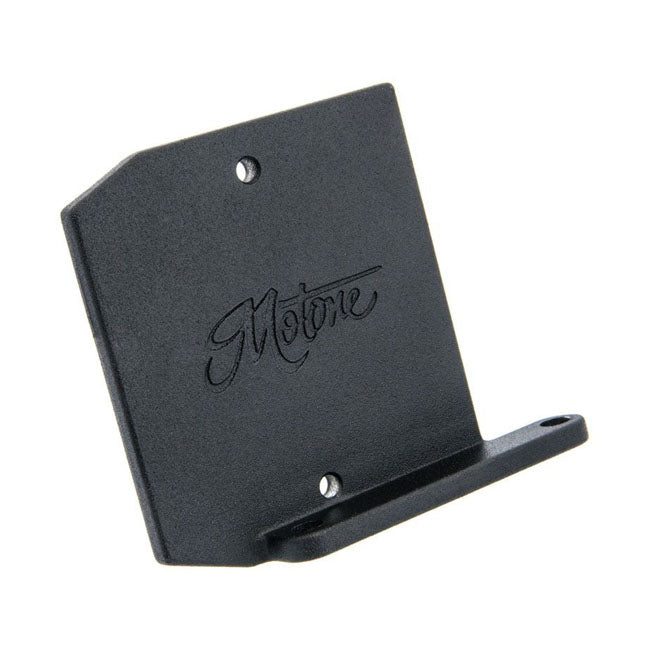 Motone, Regulator Relocation Bracket. Black. Liquid-Cooled Triumph Models