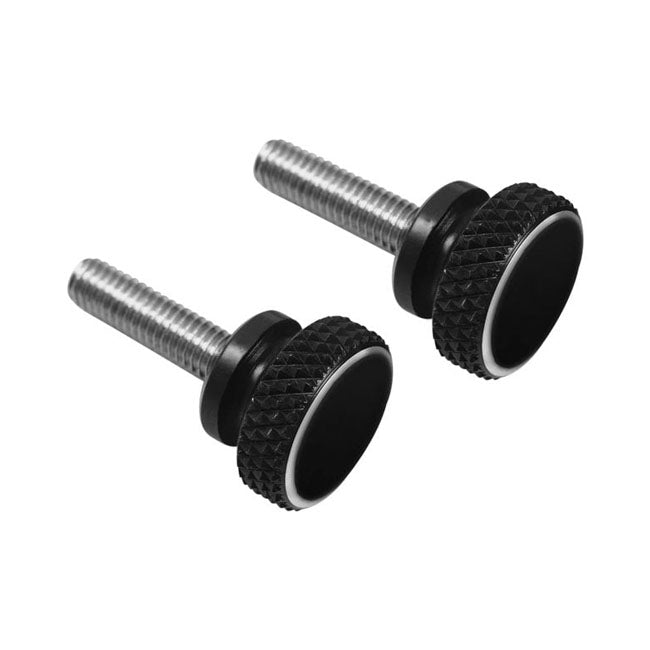 Motone, Quick Release Thruxton Seat Cowl Bolts. Black
